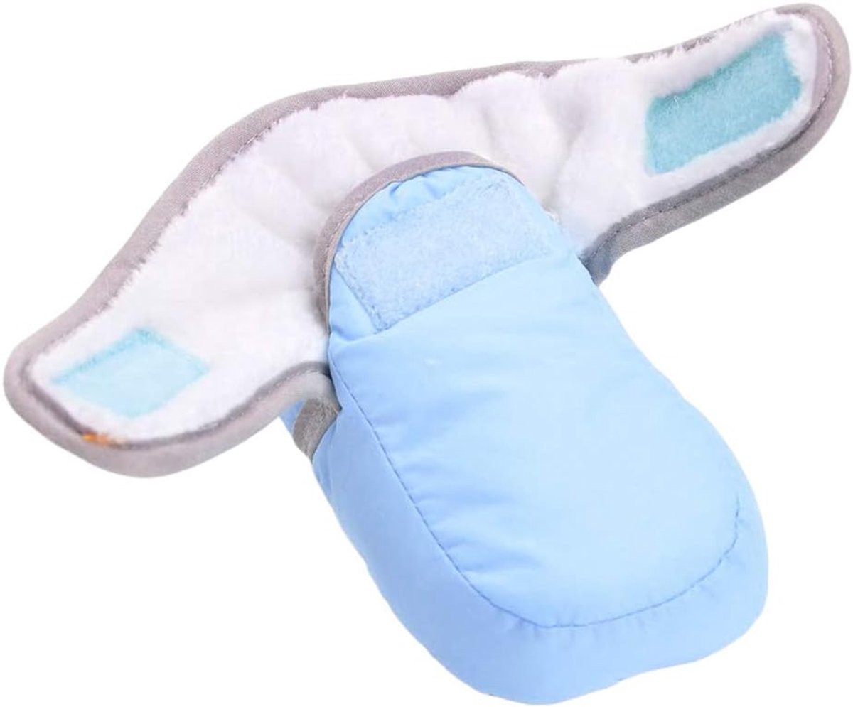 Jongens Meisjes Winter Warme Laarzen Wieg Schoenen Hemelsblauw 0-6 maanden