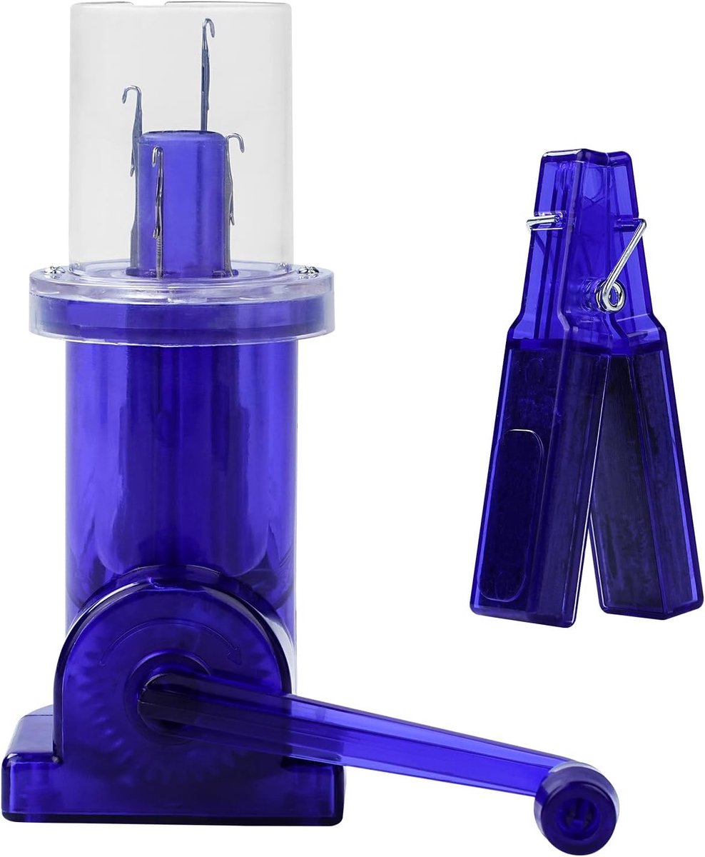 Huishoudelijke handspoelbreimachine, mini naaimachine | breitegel met zwengel, ambachtelijke armband weave tool