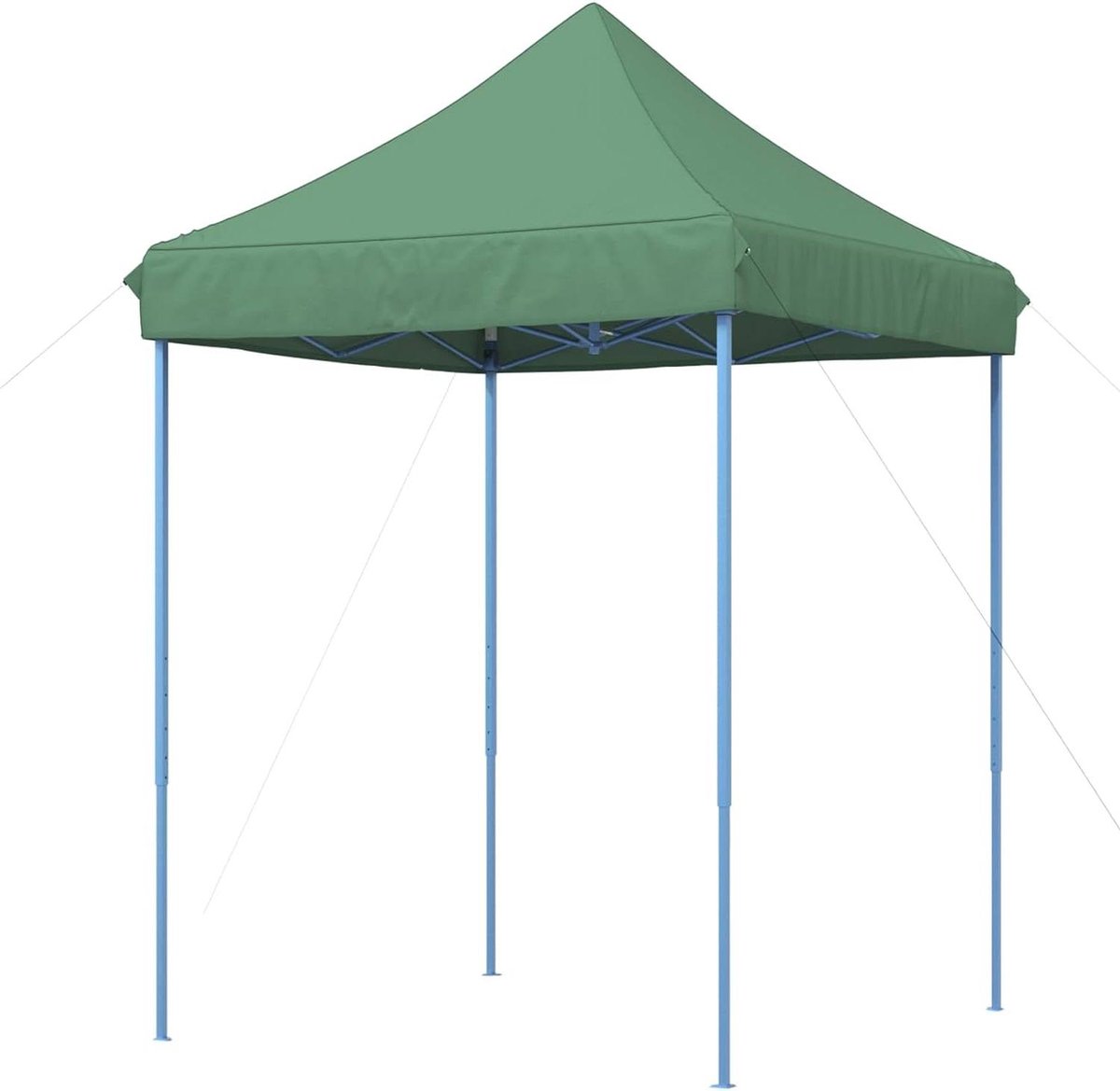 Opvouwbare Partytent - Pop-up Tent - Feest Buiten - Stabiel Stalen Frame - 200x200x306 cm - Groen