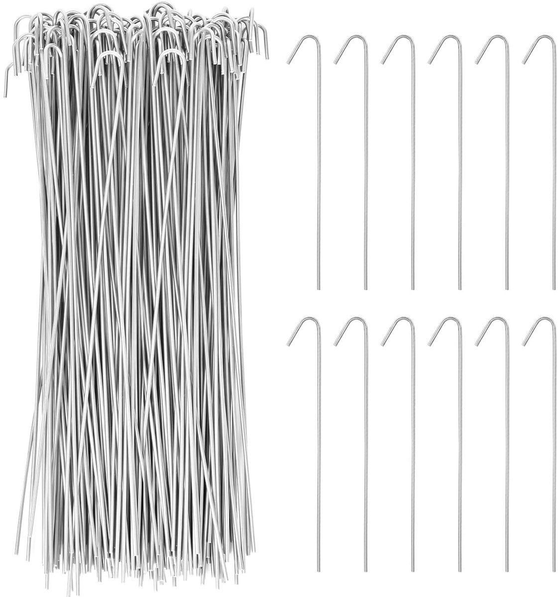 Hekwerk Draadbinders 100 stuks - RVS Bevestigingsdraden 26,5 cm - Roestvrij en Weerbestendig - ShopVlot