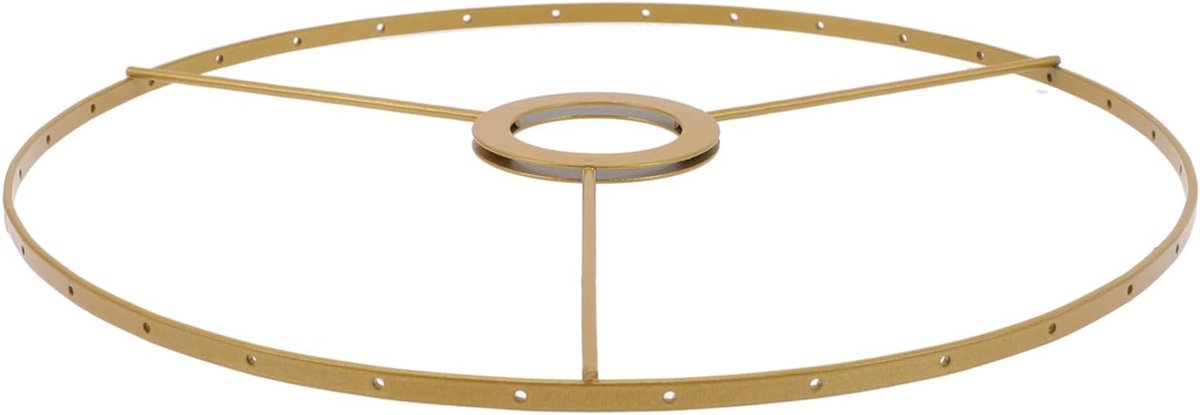 Lampaccessoires ring 28 cm E27 lampenkap frame voor doe-het-zelf lampen metalen lichthouder in goud