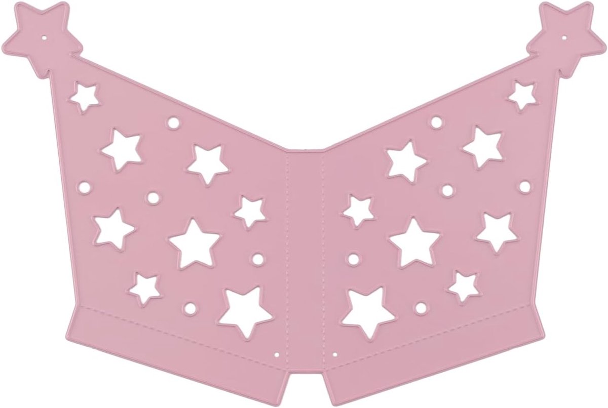 Choice Vouwster snijden stansmatrijs-8,6 x 6,2 cm-kaarten maken benodigdheden-metalen matrijzen voor scrapbooking, doe-het-zelf en papieren ambachten, roze, 8,6 x 6,2 cm