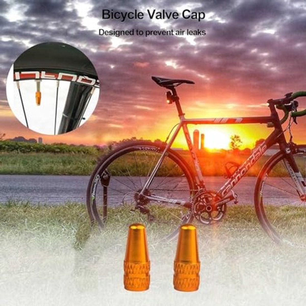 Set van 20 Fietsklep Caps Franse Aluminium Fietsklep Caps Fietskleppen Set van 20 Stofhoezen (10 Kleuren)