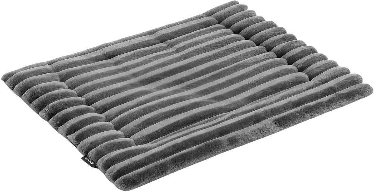 Hondenbench Kussen - Huisdier Mat - Comfortabel Rusten - Temperatuur Balans - 61x45 cm - Grijs