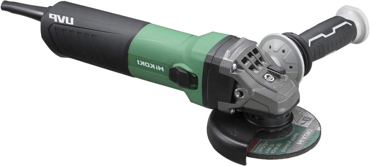 Hoekslijpmachine - Slijptol Haakse slijper - Metaal Bewerken - Anti-vibratie systeem - 125 mm - Zwart