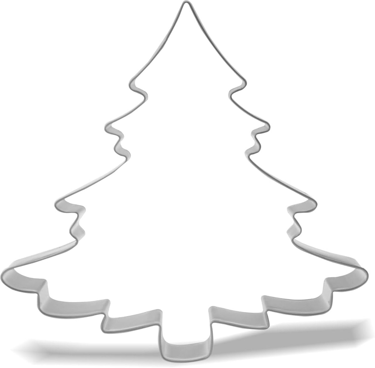 Koekjesvorm Kerstboom 5 Inch - RVS - Duurzaam en vaatwasserbestendig - Perfect voor kerstbakken - ShopVlot