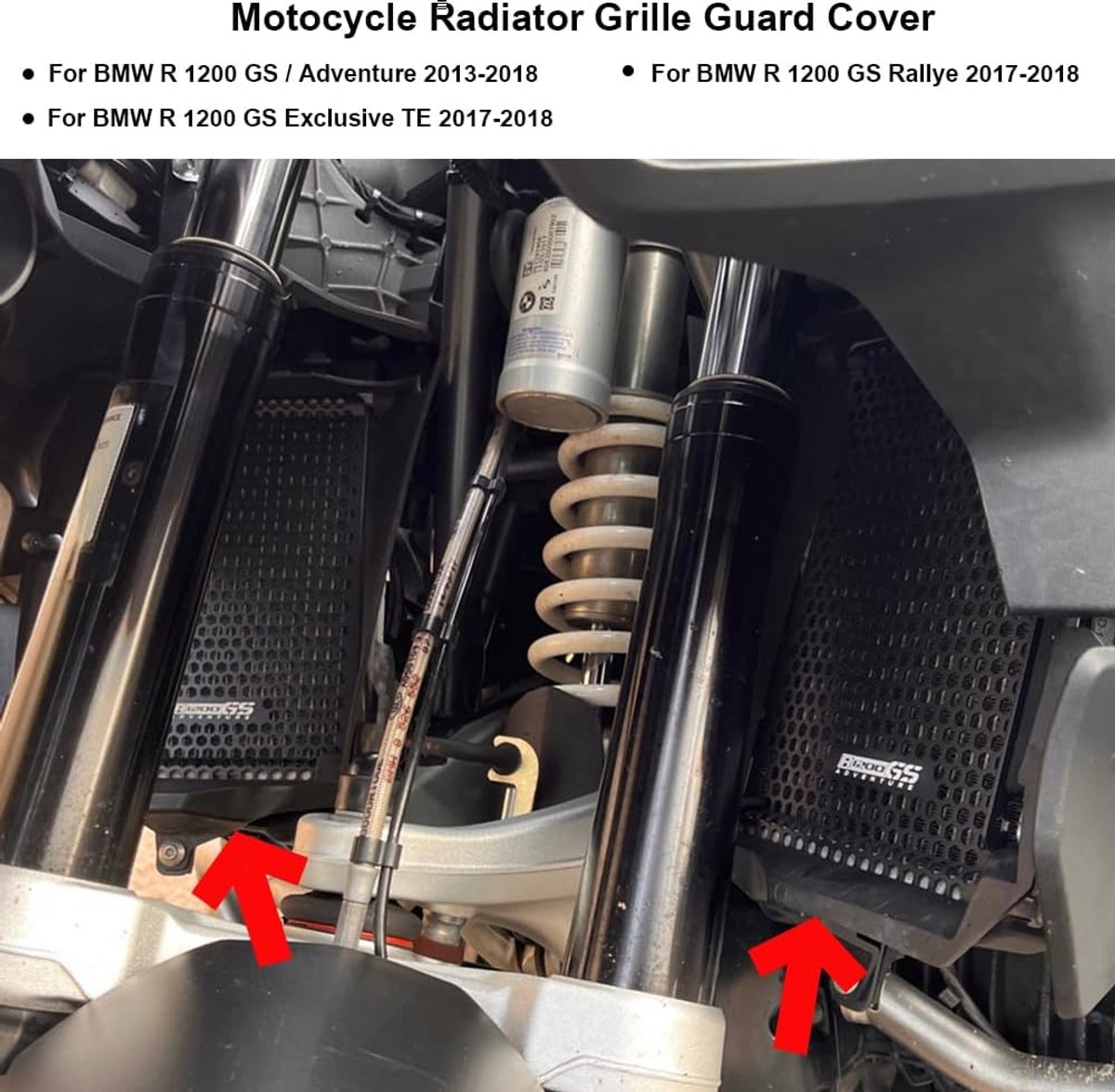 Cooler bescherming voor R 1200 GS 2013-2018 - Hoogwaardige bescherming - Versterkt ontwerp - Ideaal voor avontuur - ShopVlot