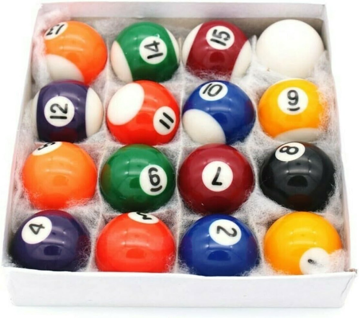 Poolballen set 50.8 mm - Phenolhars - A-kwaliteit - Duurzaam spelplezier - ShopVlot