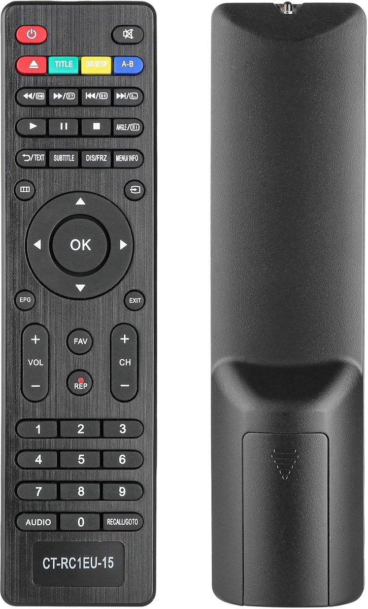 Afstandsbediening CTRC1EU15 - Vervangende controller - Compatibel met Toshiba/KENNEX TV - Eenvoudig in gebruik - ShopVlot