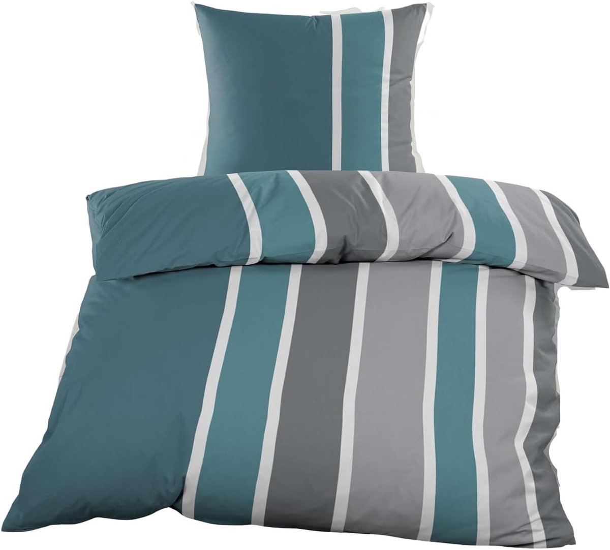 Bedlinnen set 135 x 200 cm - microfleece - met rits - heerlijk warm voor de winter - ShopVlot