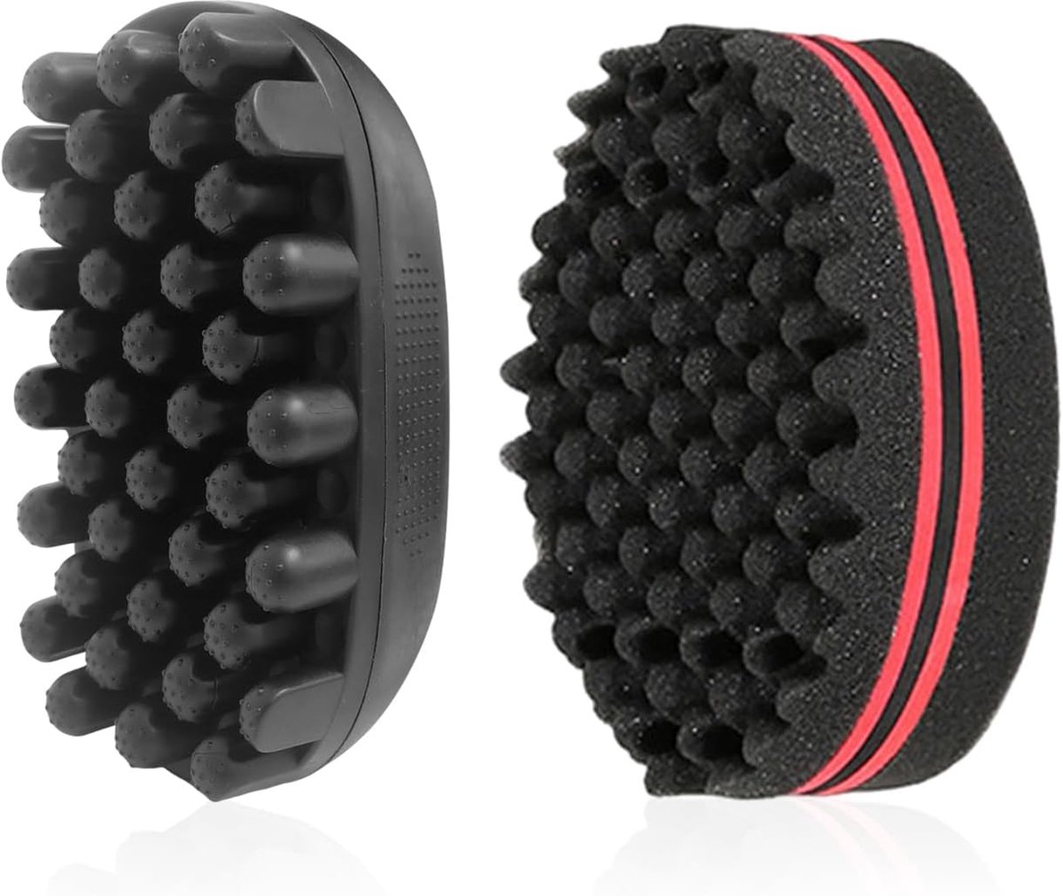 2 stuks rubberen borstels, haarkammen, haarverzorgingsgereedschap, draagbare haarborstels, styling-kam, kapselgereedschap.