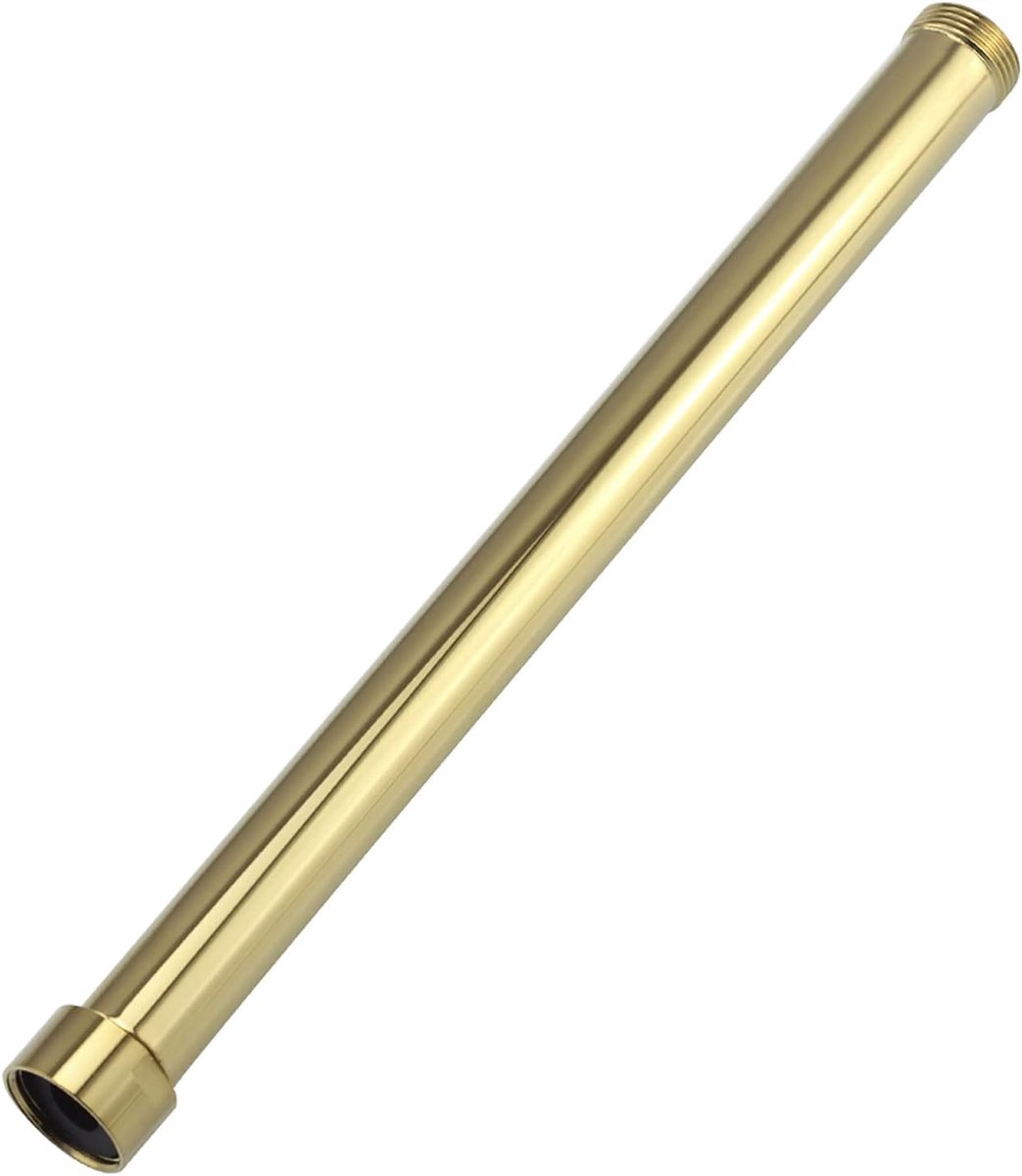 12 inch goud messing verlengbuis douchekraan kit bar voor douchesysteem bar commerciële (goud)
