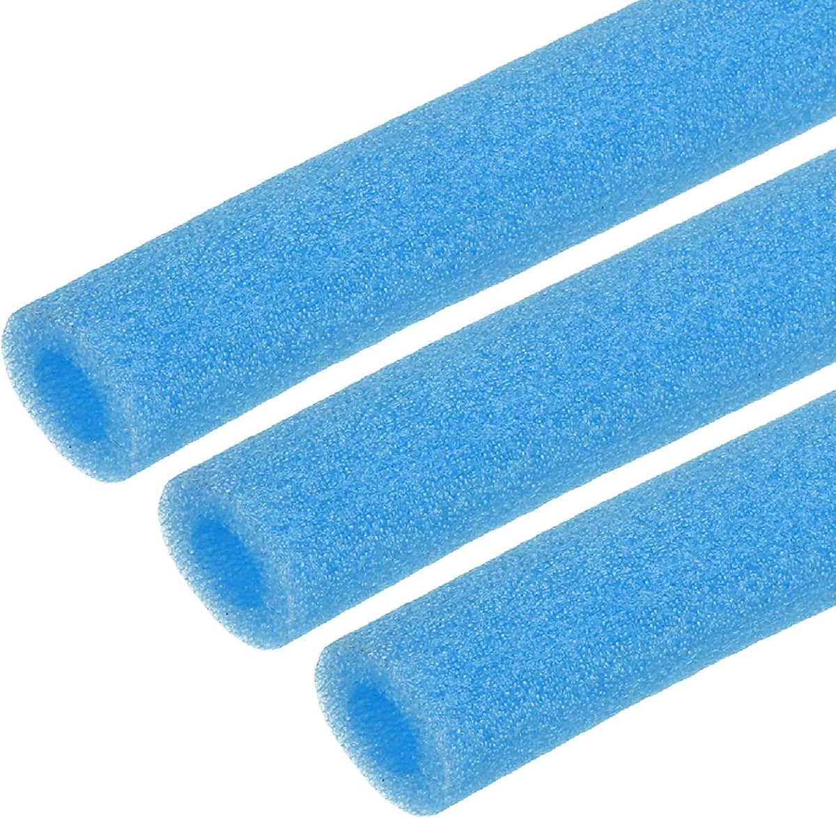 Buisisolatie van schuim, 1 m, Ø 10 mm, 5 mm dikke isolatie, buis schuimslang voor verwarming, sanitair, verwarmingsbuis, koperen buis, 3 stuks (blauw)