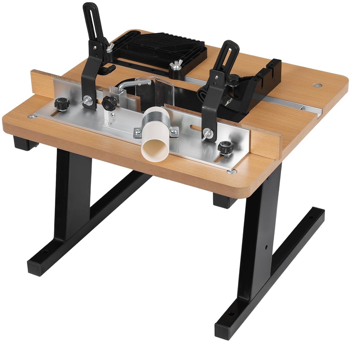 Freestafel, tafel voor bovenfrees, bovenfreestafel en tafelfreesmachine, vlakfreesinrichting, tafelfrees voor groeven zagen, afschuinen