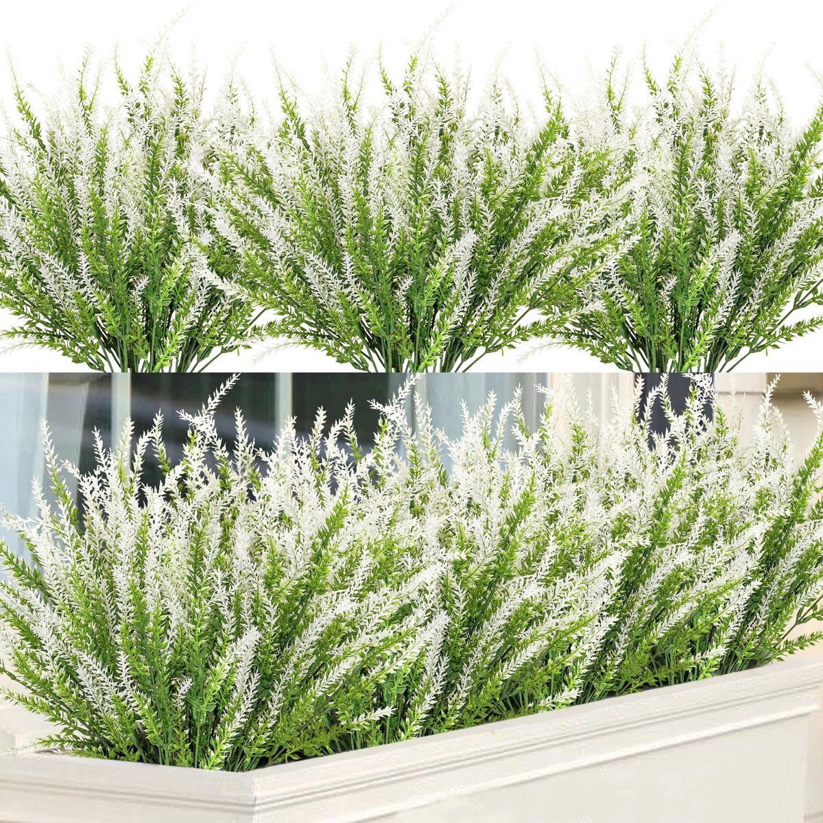 Casalora 12pcs Provence Lavendel Plastic Kunstbloemen Valse Planten Bruiloft Huis Buiten Tuin Decoratie Tafeldecoratie