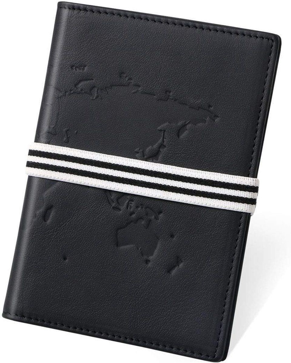 Paspoorthouder met RFID-bescherming - Leren paspoortcover - Grote capaciteit - Veiligheid voor al uw documenten - ShopVlot