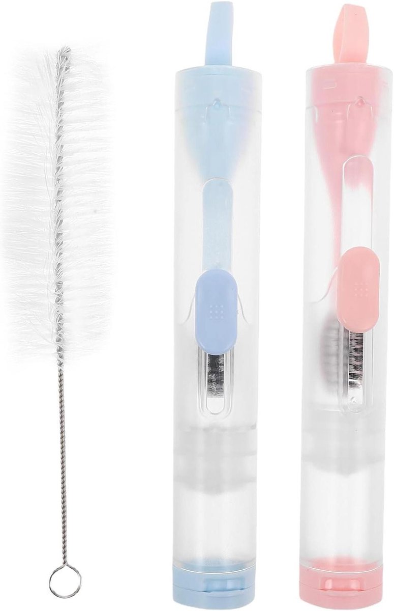 Opvouwbare Tandenborstel - Reis Tandenborstel - Mondhygiëne - Ingebouwde Tandpasta Container - 14.9 cm - Meerkleurig