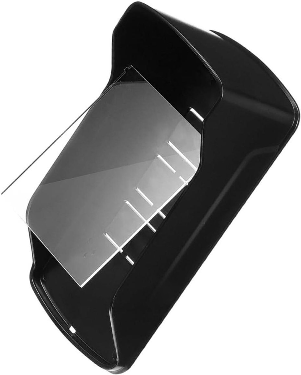 Deurbel Regenhoes - Beschermhoes Deurbel - Weerbescherming Deurbel - Verlengde Dakranden - 23.7 x 11.5 x 8.7 cm - Zwart