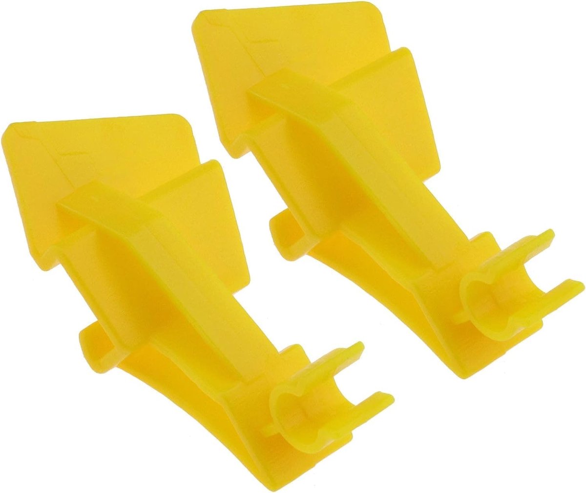 Bonnet stand clip 2 stuks - Geel - Duurzaam ABS kunststof - Eenvoudige installatie zonder snijden - SnelShoppen
