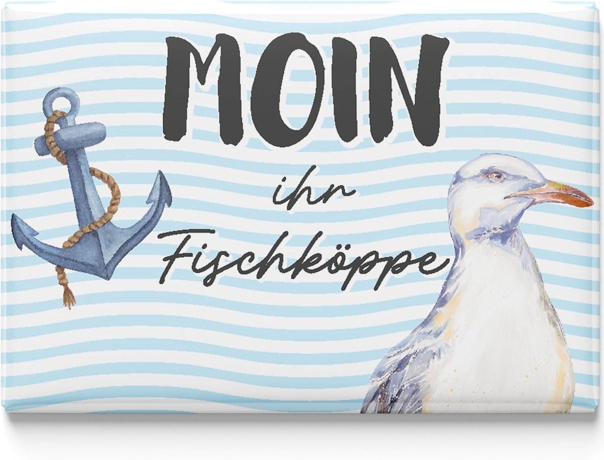 Magneten grappig 8 x 5.5 cm - retro ontwerpen - met leuke teksten - breng sfeer in je keuken - ShopVlot