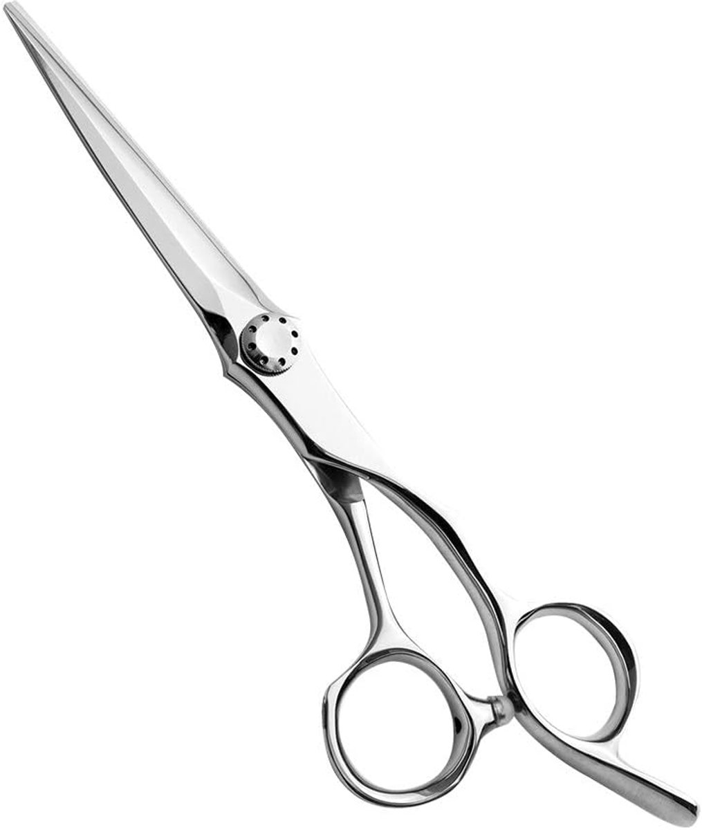 "AOLANDUO 6 inch zwaardblad haarschaar/kappersschaar - hoogwaardige Japanse AICHI-staal handgemaakte haar knipscharen met offset handgreep voor salon-stylisten, schoonheidsspecialisten en kappers."