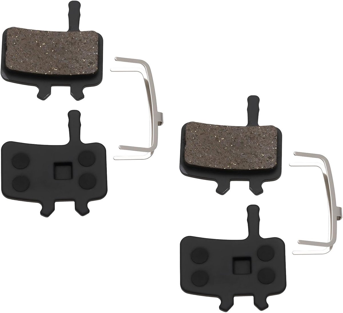 Lord of the Tools 2 Pairs Semi-Metallic Bike Disc Brake Pads with Spring Compatible with PROMAX DC905 DC907 DC908