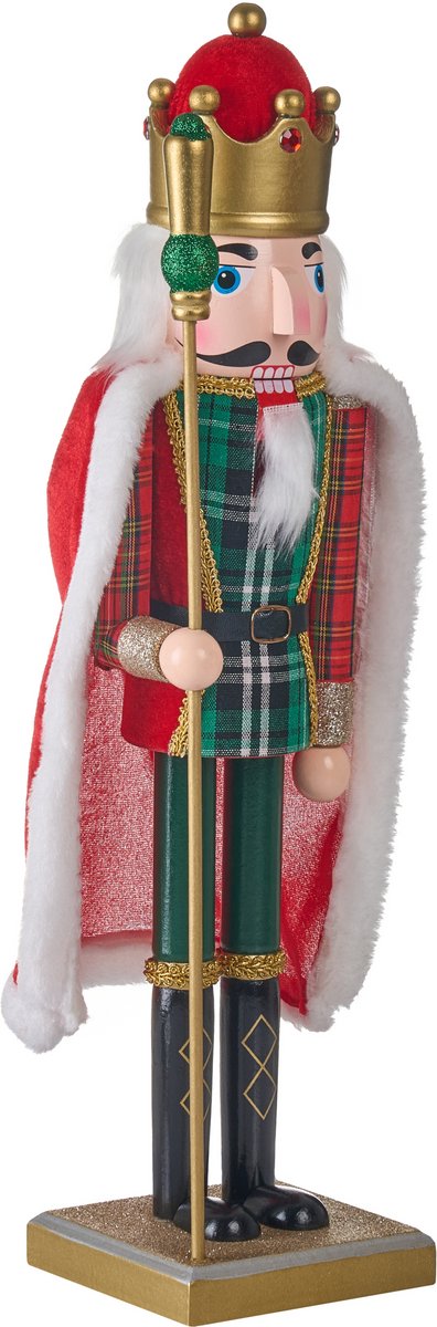 HALLSJON - Decoratief figuur - Rood - Dennenhout