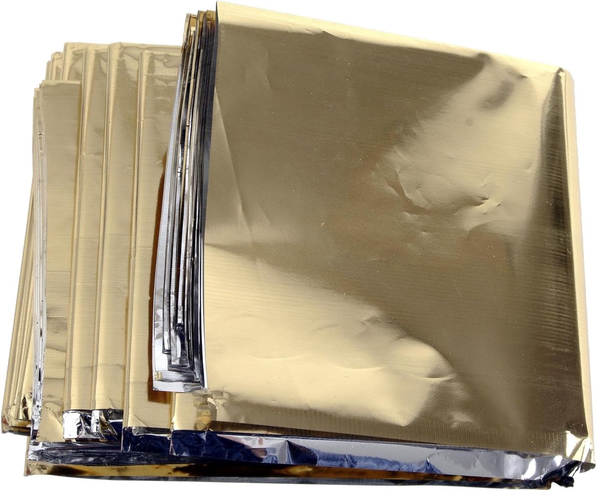 Reddingsdeken goud/zilver 210x160cm