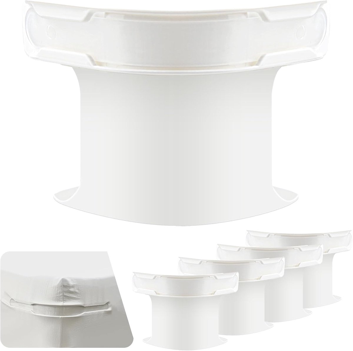 Bedlaken clips met vergrendeling - zware kwaliteit 4 stuks - anti-slip voor hoeken - blijft altijd op zijn plaats - ShopVlot