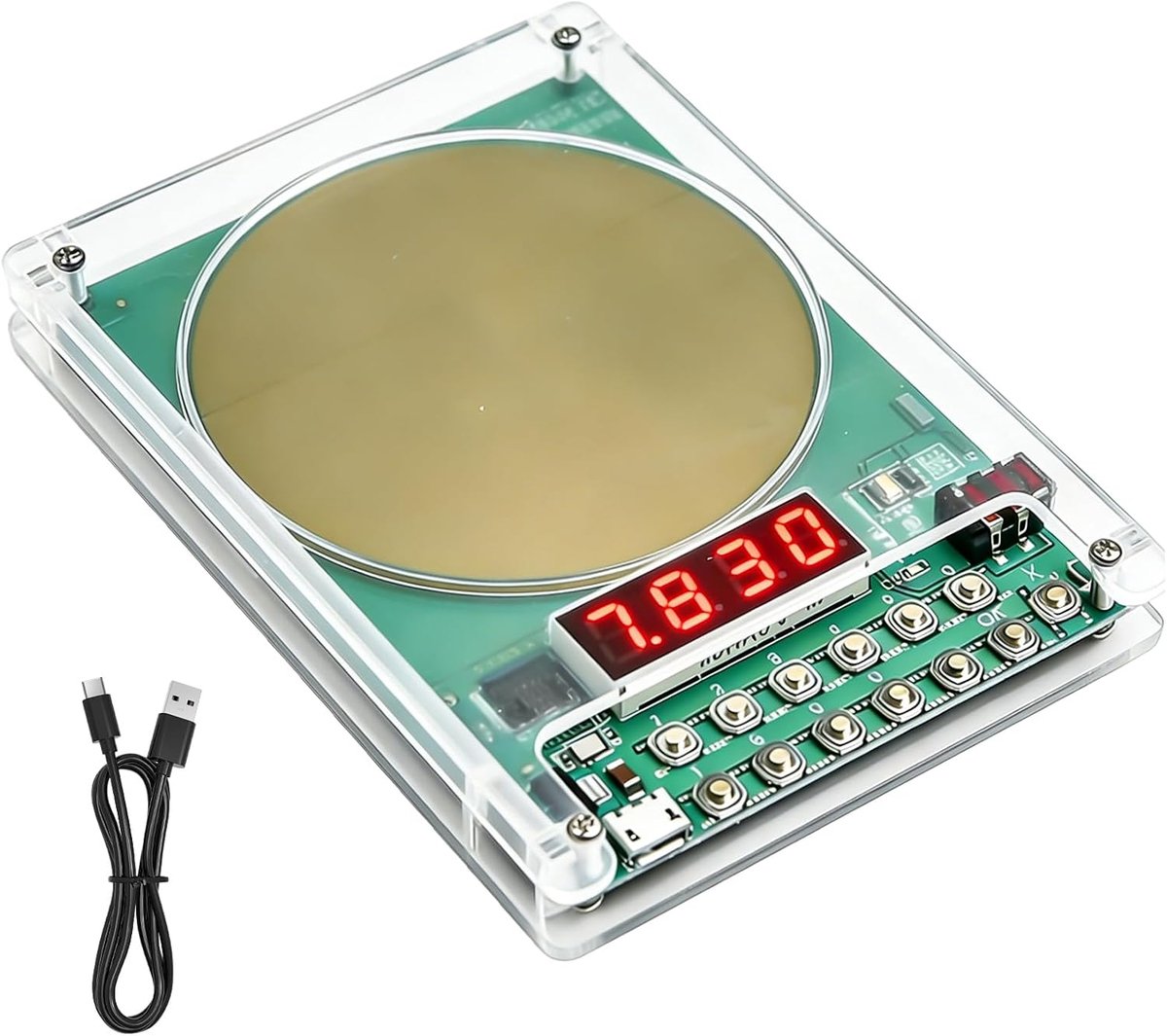 Schumann frequentiegenerator 7,83 Hz - acryl behuizing - instelbare frequentie - ideaal voor kantoor en thuis - ShopVlot