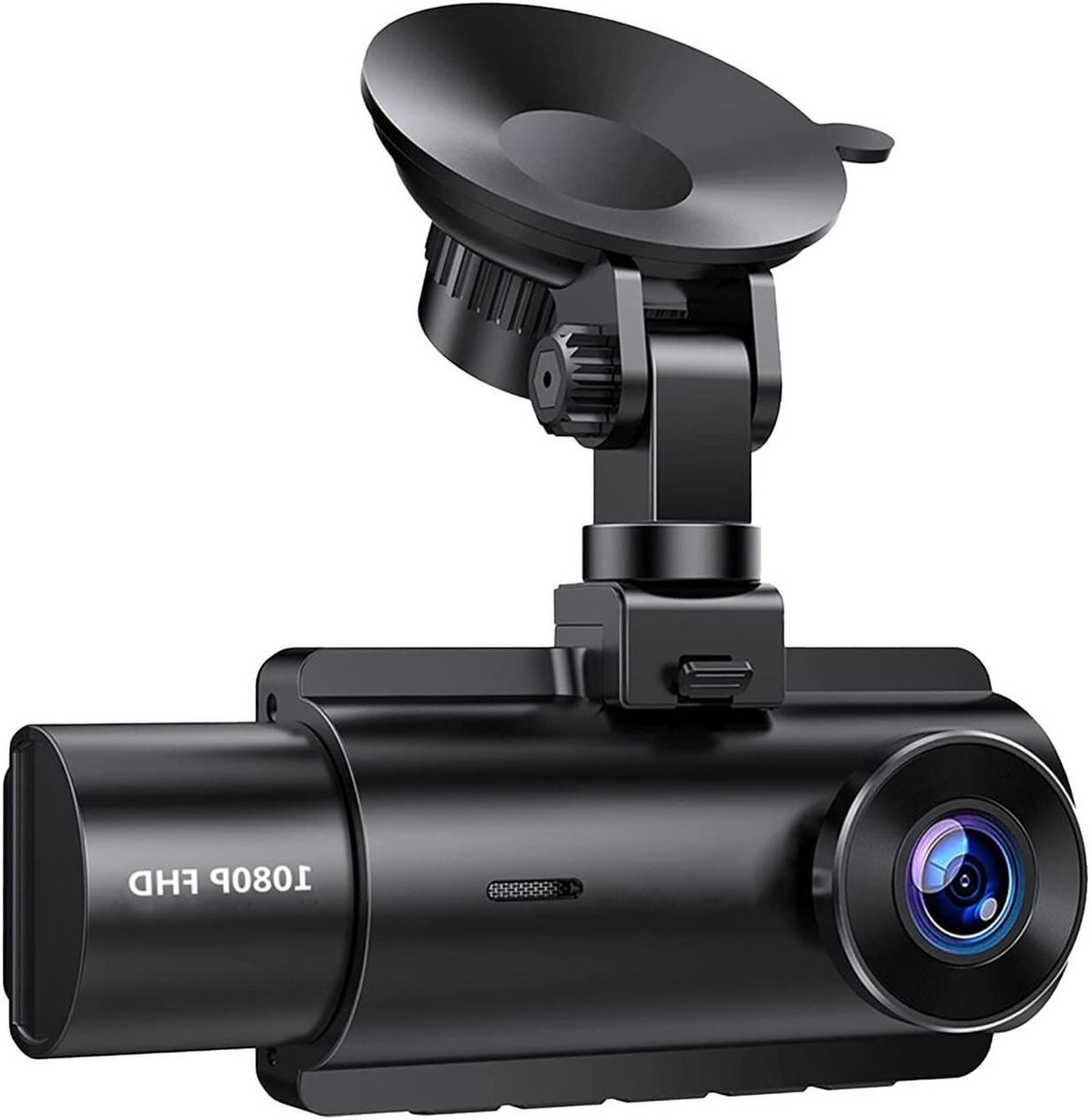 Dashcam 3 Kanaals - Auto Camera Recorder - Veilige Rit Registratie - Ingebouwde GPS - 170 Graden Hoek - Zwart