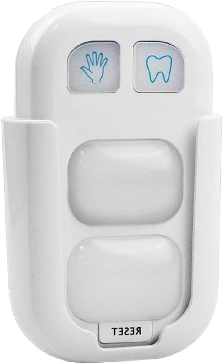 Tandenborstel Timer - Handwas Timer - Hygiëne Training - Visuele Countdown - 3.9 Inch - Wit
