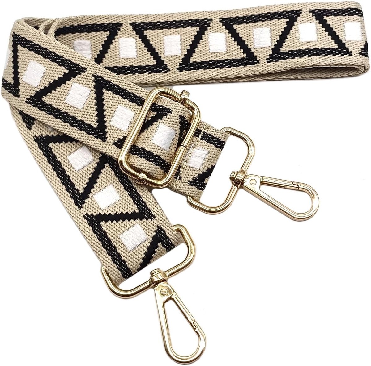 Schouderriem voor damestassen, brede tasriem, rood-groen, verstelbare schouderriem met gouden karabijnhaak, duurzaam voor crossbody tas, handtas, doe-het-zelf schouderaccessoires voor