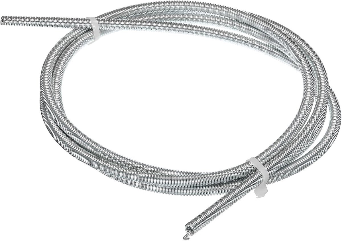 sourcing map Veren buisbuiger, diameter 9 mm, stalen buis, koperen buizen, 2500 mm, lang voor 1/2 inch koperen buis (12 mm) bij renovaties, elektriciens installatie buigbuis (inzetbuis gebruiken)