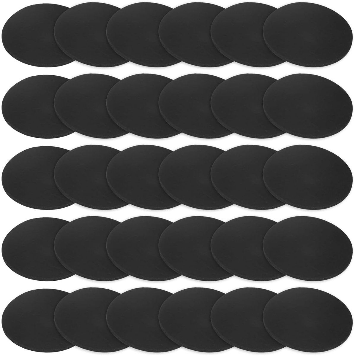 30-Stks Solid Rubber Schijven, 40mm OD x 1.5mm Dikte Kussens Anti-Vibratie Ruisonderdrukkers Rubber Pakkingen Pakkingen