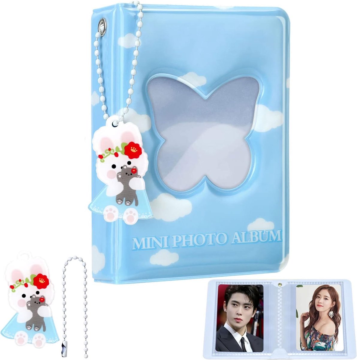 Mini fotoalbum 3 inch - Foto kaart album - 40 pockets - Perfect voor Kpop verzamelingen - ShopVlot
