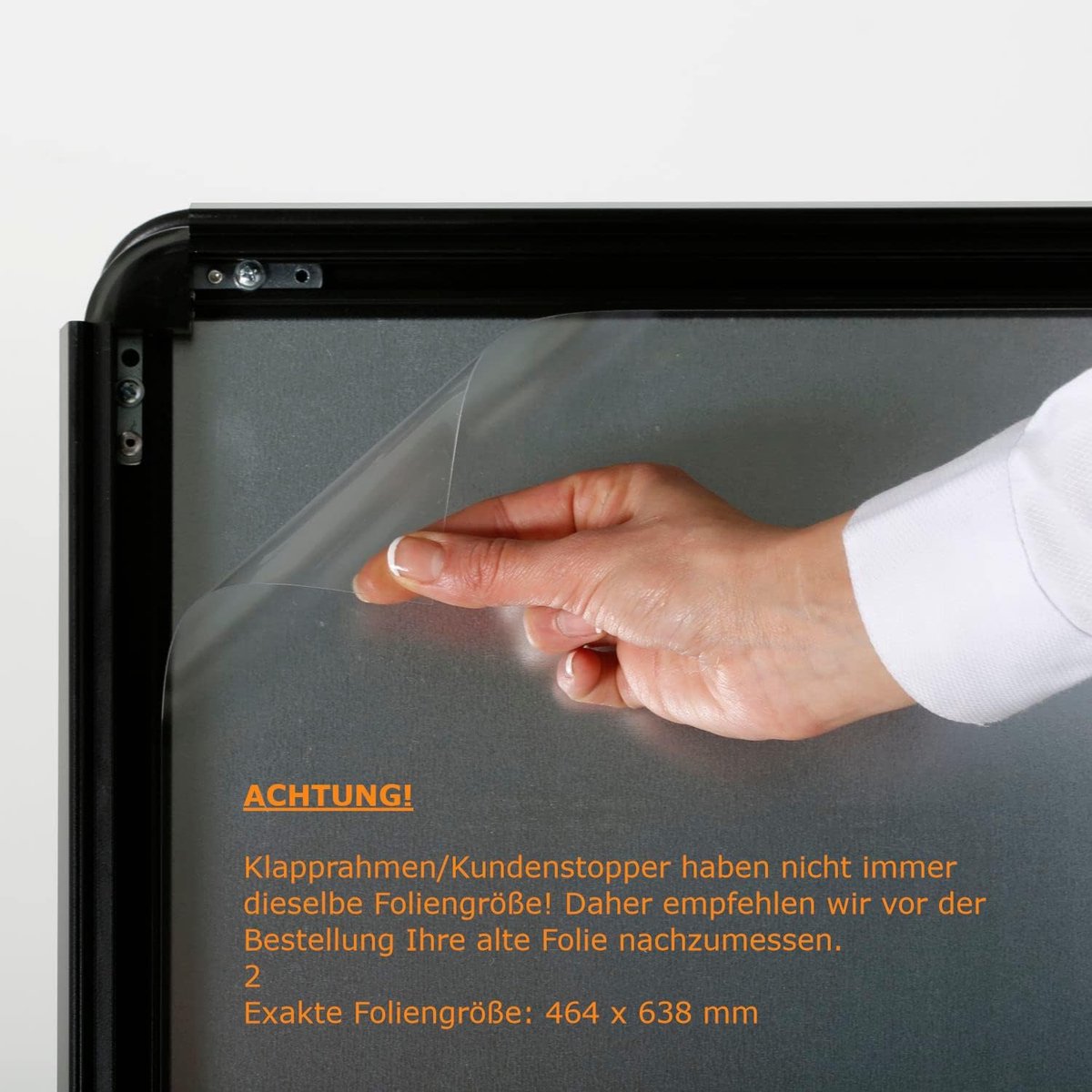 Antireflex beschermfolie DIN A2 - 10 stuks - 0.7 mm dik - ideaal voor waterdichte displays - ShopVlot