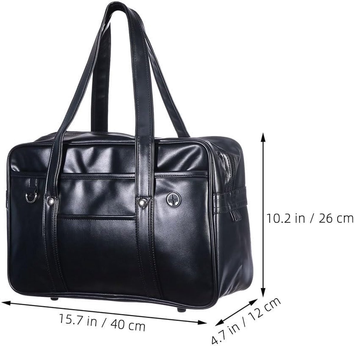 Schoudertas voor laptop 40 x 26 x 11 cm - PU waterdicht - Grote capaciteit - Ideaal voor woon-werkverkeer - ShopVlot