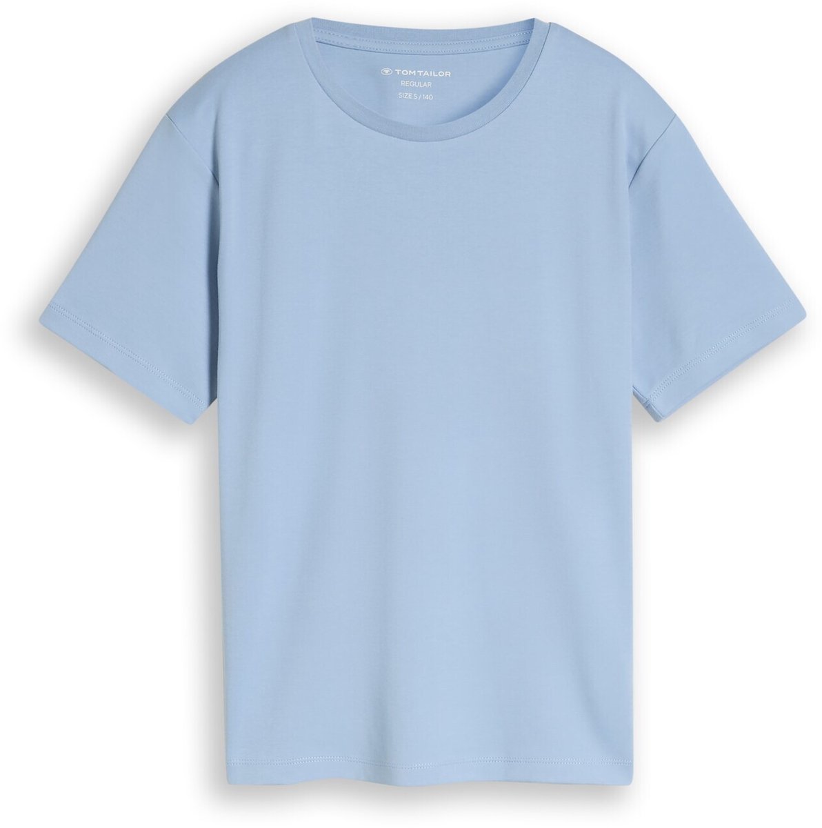 Tom Tailor - Basic T-shirt - Maat 128 - stonington blue