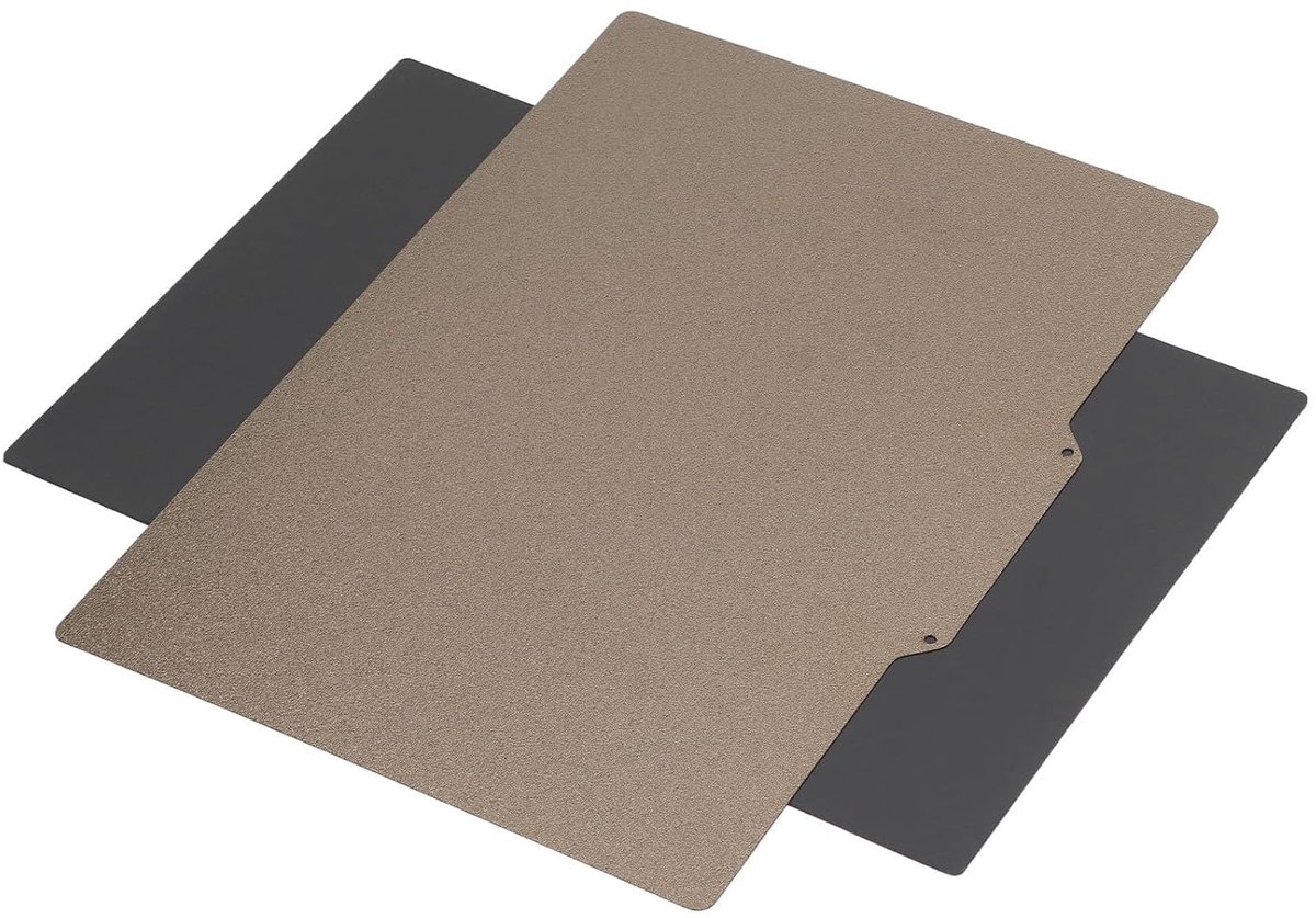 3D-printing PEI bouwplaat 220x320mm - springstaal met magnetische basis - sterke hechting - ideaal voor 3D-printen - ShopVlot