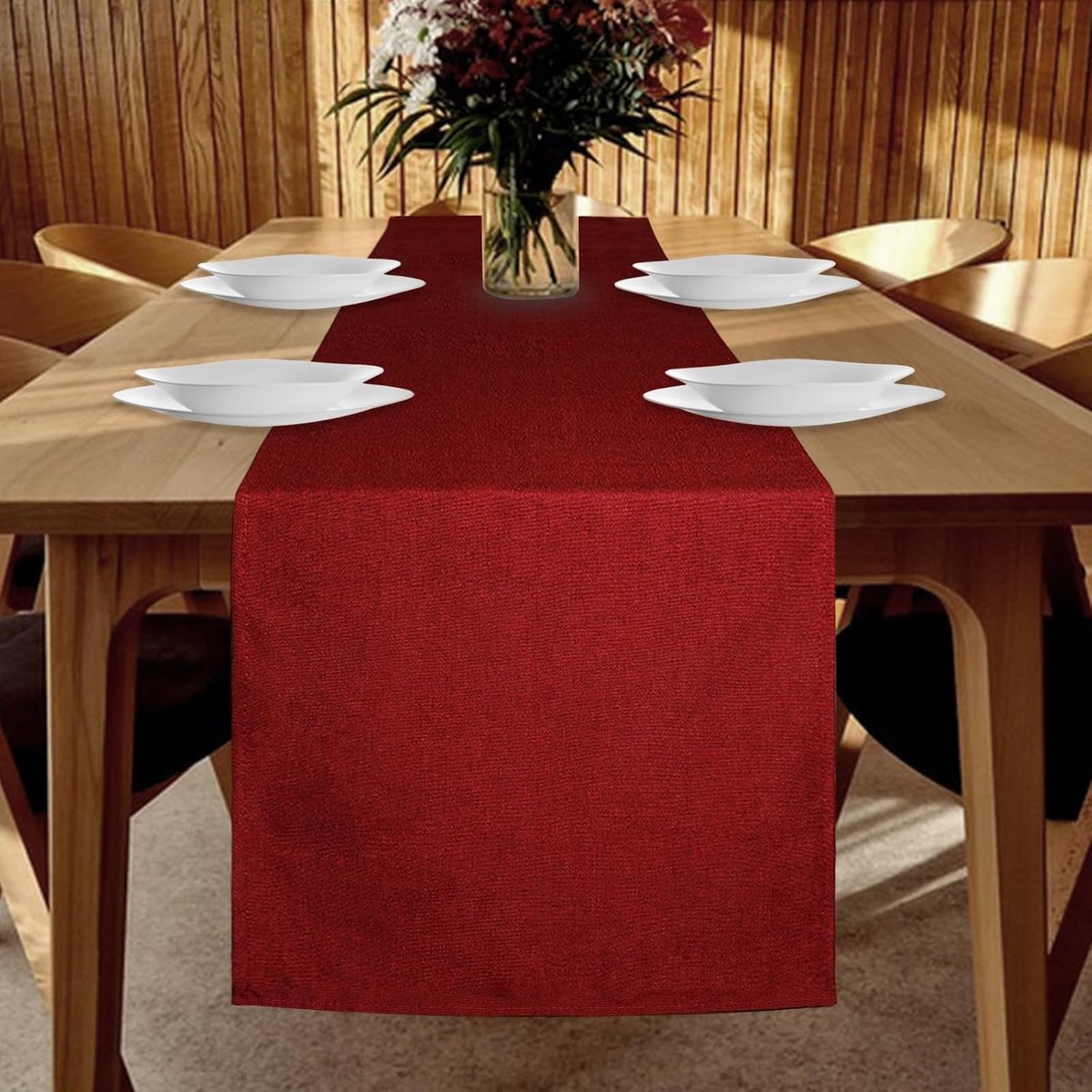 Tafelrunner 40 x 140 cm - Waterproof - Linnenlook - Perfect voor Dining Room - SnelShoppen