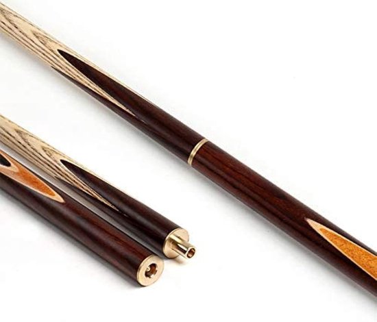 Snooker Biljartkeu - Poolkeu Keu Set - Biljart Spelen - 10mm Keu Tips - 57 Inch 19 Oz - Houtkleur — afbeelding 2