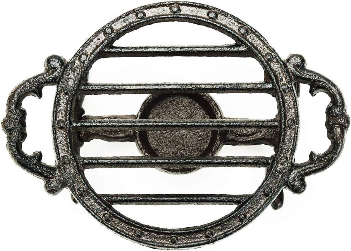 Teelichthouder cast iron - zware kwaliteit - vintage uitstraling - ideaal als wax warmer - SnelShoppen