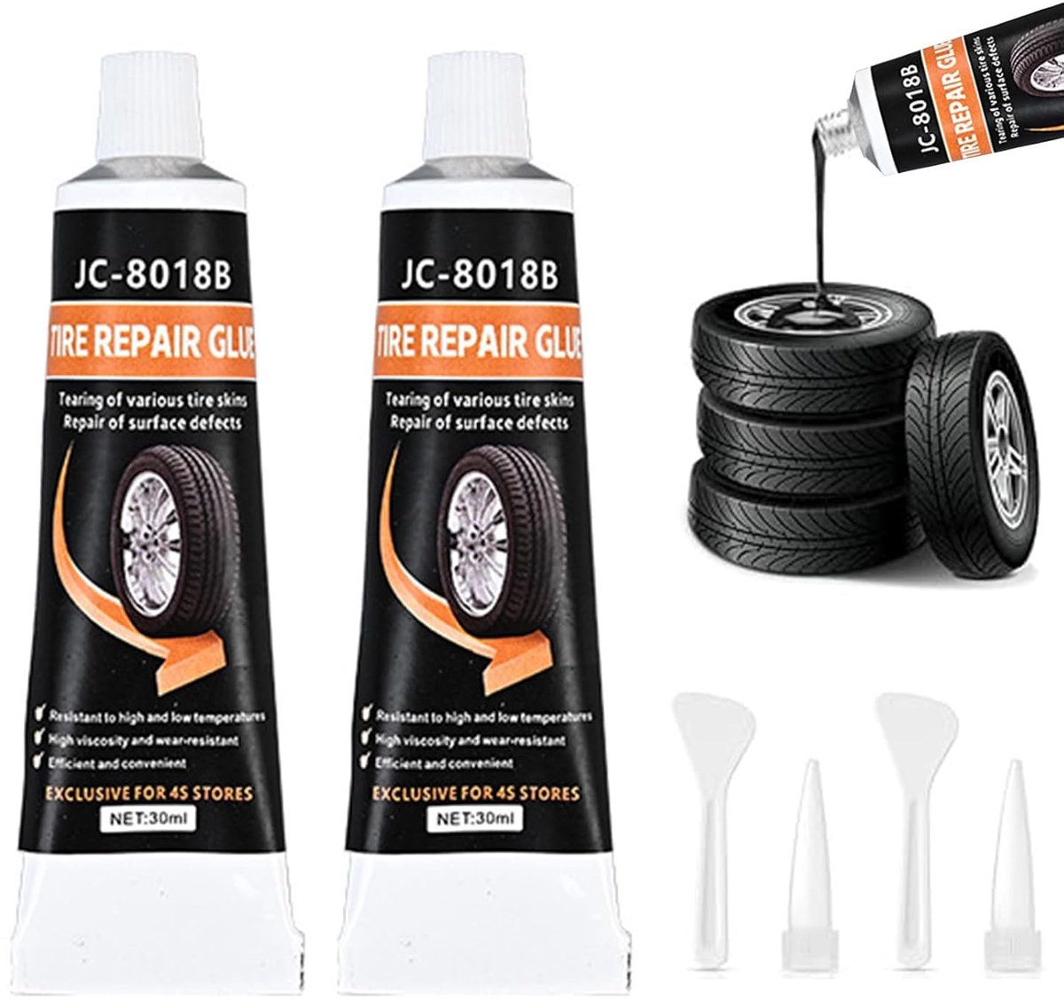 Bandenlijm 30 ml - Rubberlijm - Sterke hechting - Betrouwbare reparatie - SnelShoppen