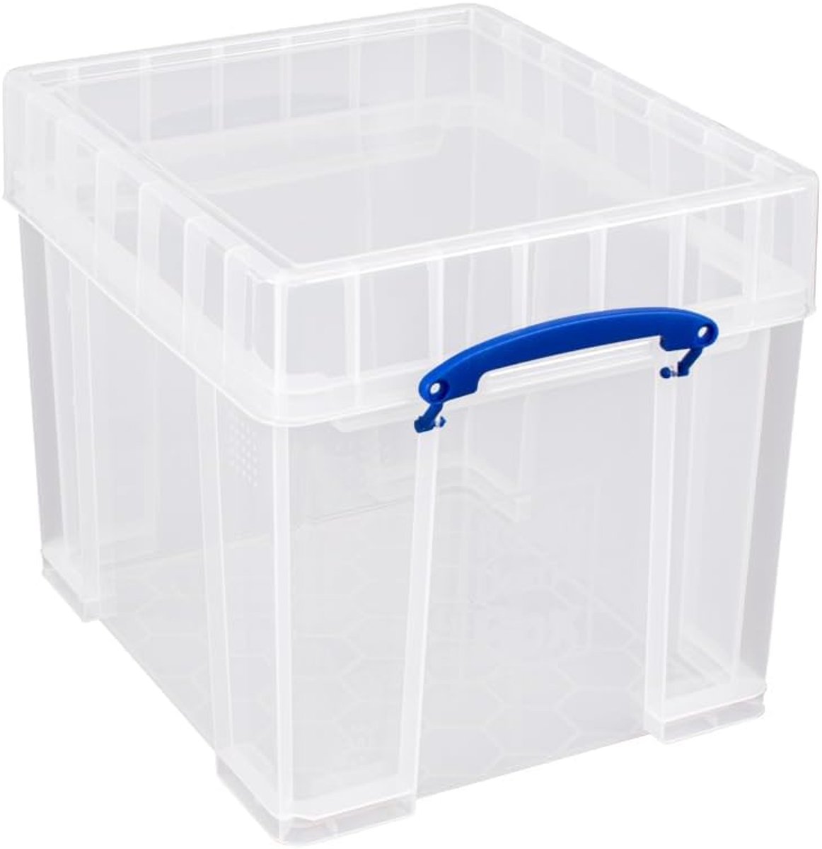 Opbergdoos 25.7 liter XL - transparant - stevige constructie - ideaal voor opslag - ShopVlot