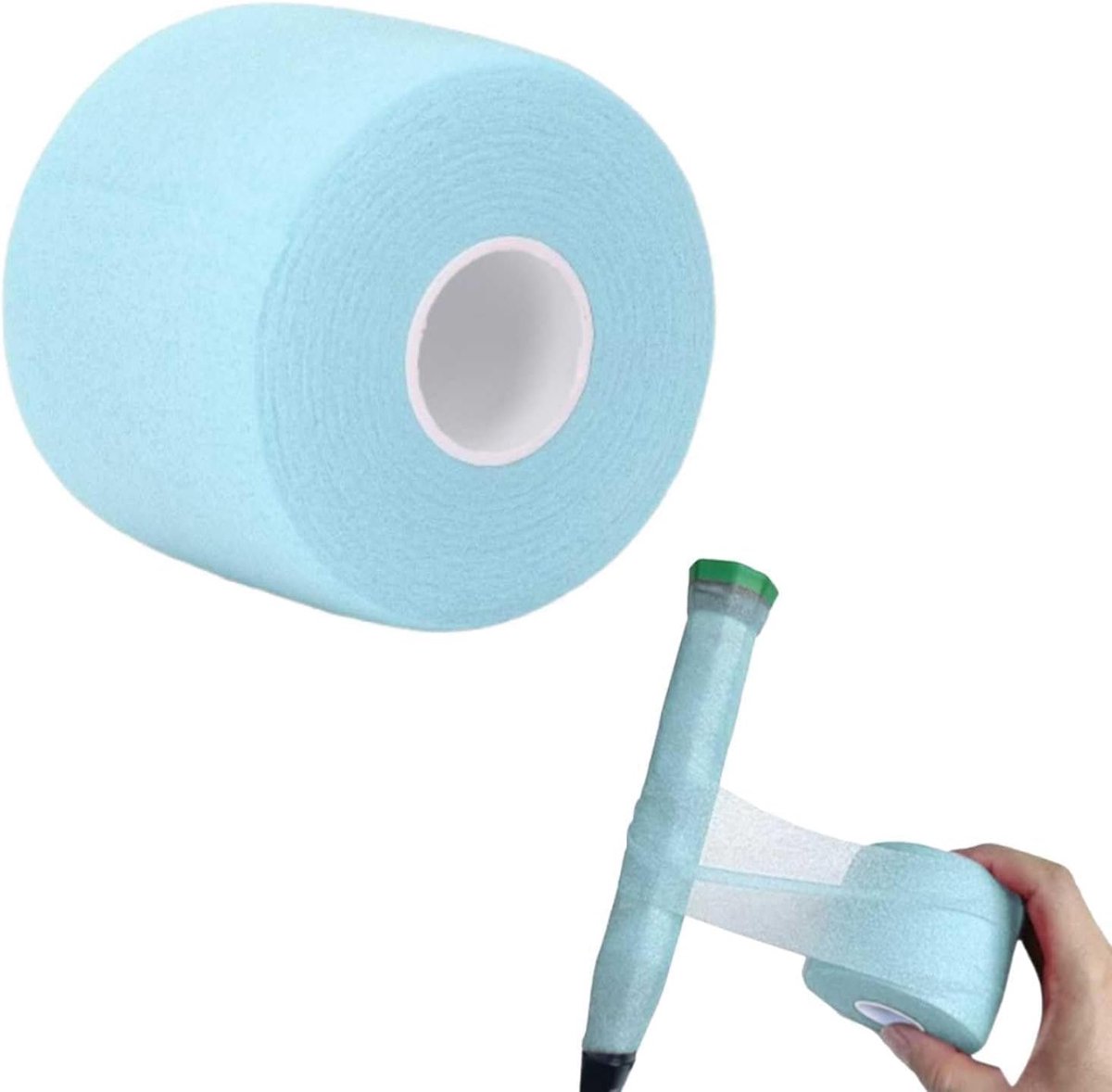 Badminton grip cushion wrap 20m×60mm - tennis racket grip tape - anti-slip comfort - verbeter je controle - ShopVlot