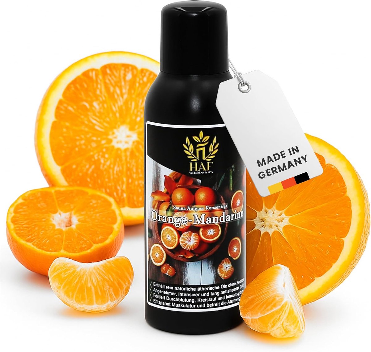 Sauna Infusieconcentraat 100 ml - Sinaasappel Mandarijn - Natuurlijke Essentiële Oliën - Intensieve geurbeleving - ShopVlot