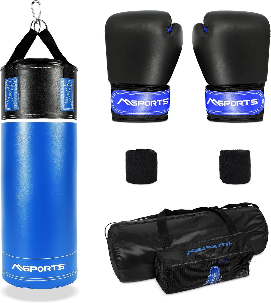 Bokszak set voor kinderen - 70 x 25 cm - PVC materiaal - Ideaal voor bokstraining - ShopVlot