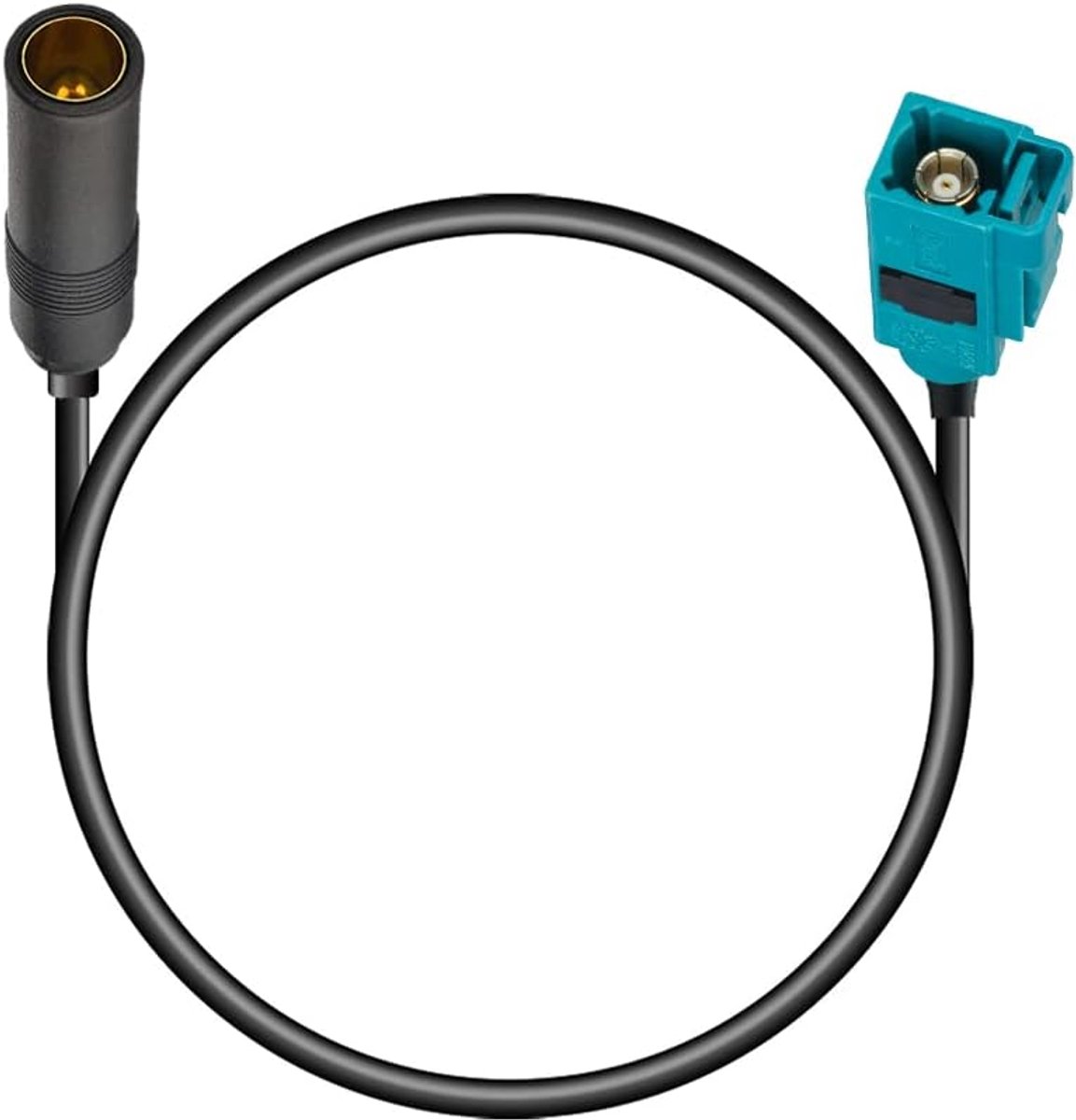 Adapterkabel Fakra Z vrouw naar DIN vrouw - RG174 20 cm - Universele radio aansluiting - Ideaal voor autoradio - ShopVlot