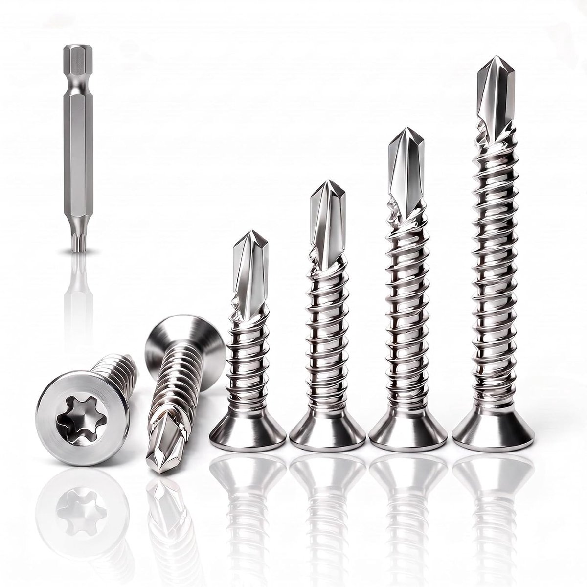 Torx-boorschroeven M4,2 x 19 mm - roestvrij staal - verzonken kop - ideaal voor houtbewerkingen - ShopVlot
